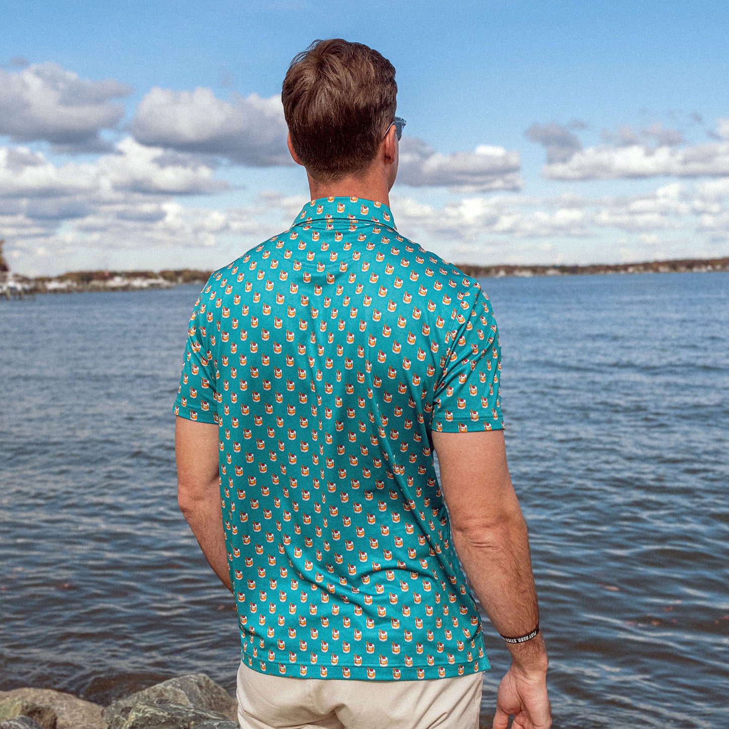 Barrel Aged Men's Performance Polo Shirt