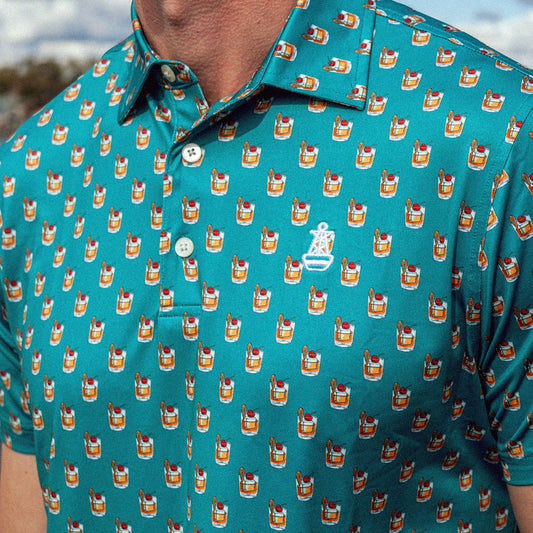 Barrel Aged Men's Performance Polo Shirt