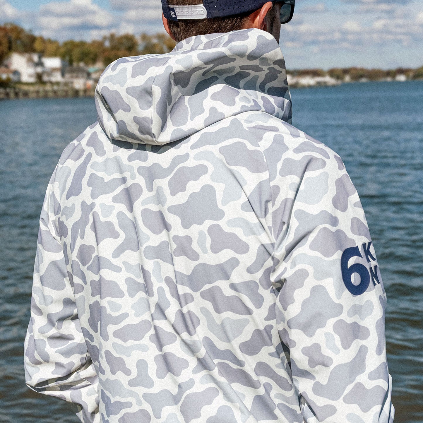 Coastal Camo Rain Jacket