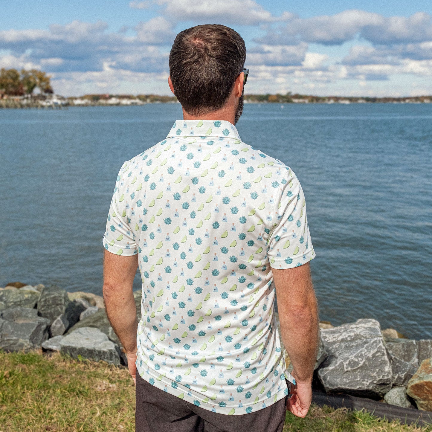 Liquid Sunshine Men's Performance Polo Shirt