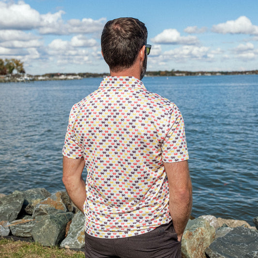 Maryland Catch Men's Performance Polo Shirt - Old Line