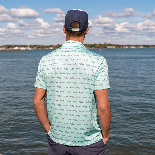 Trout Whisperer Men's Performance Polo Shirt