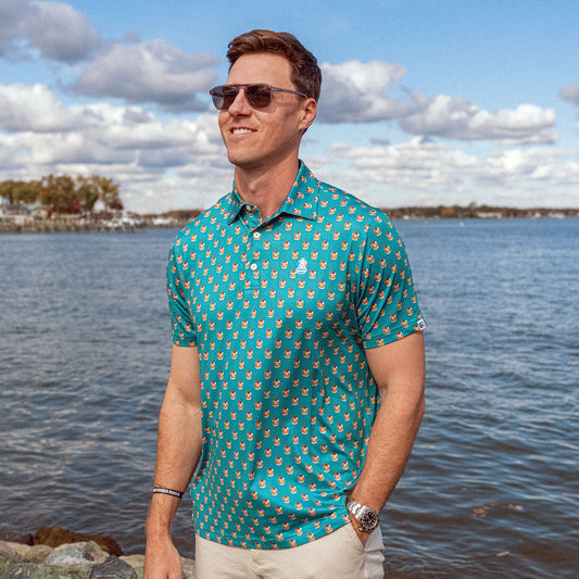 Barrel Aged Men's Performance Polo Shirt