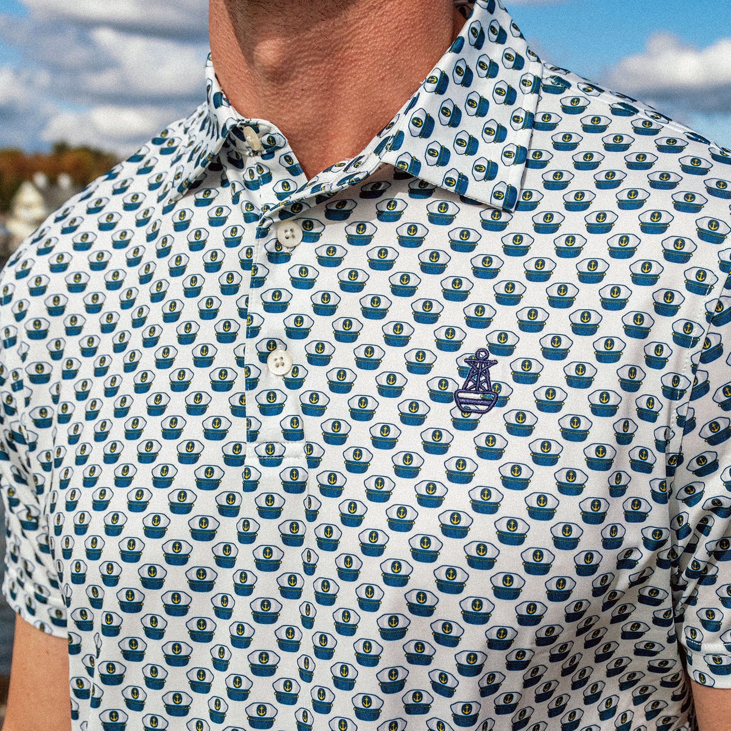 Captain's Call Men's Performance Polo Shirt