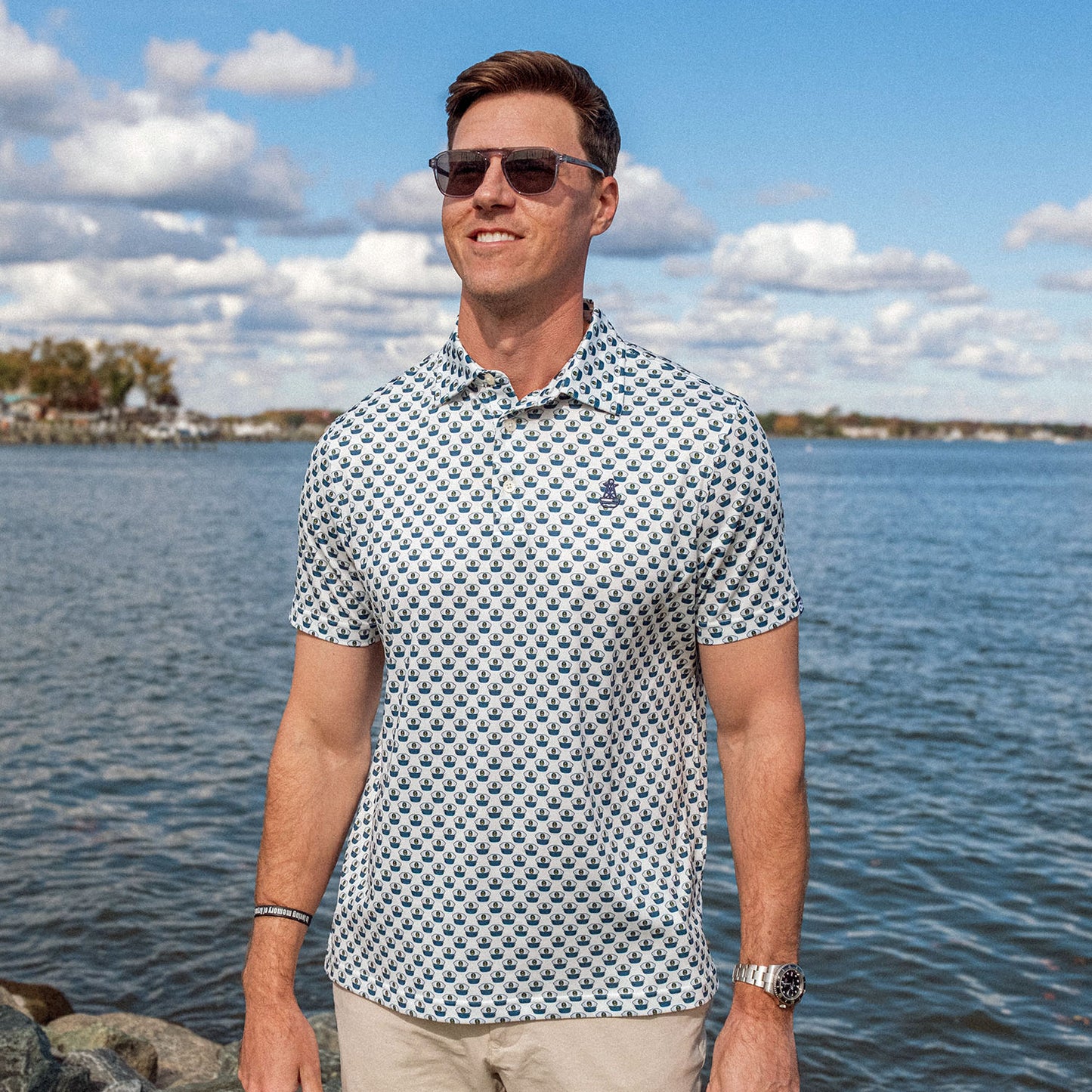 Captain's Call Men's Performance Polo Shirt