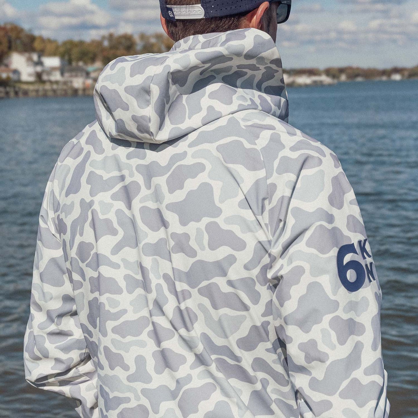 Coastal Camo Rain Jacket