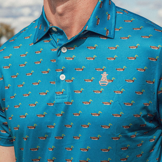 Duck Decoy Men's Performance Polo Shirt