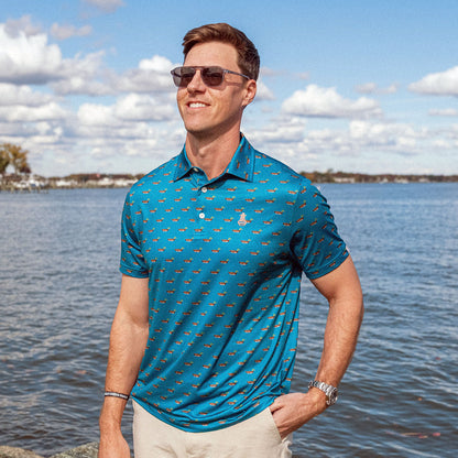 Duck Decoy Men's Performance Polo Shirt