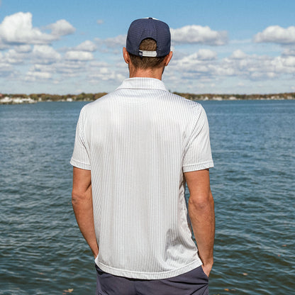 Seafarer Men's Performance Polo Shirt - Grey