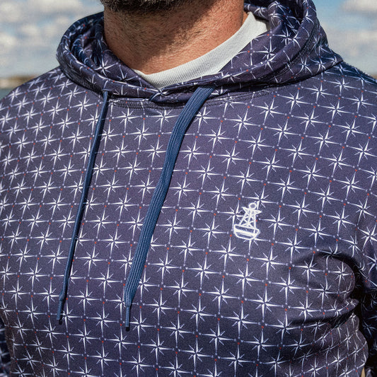 True North Men's Performance Hoodie - Navy