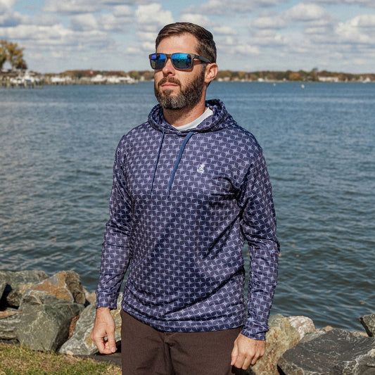 True North Men's Performance Hoodie - Navy