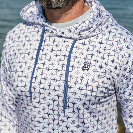 True North Men's Performance Hoodie - White