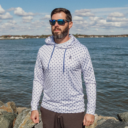 True North Men's Performance Hoodie - White