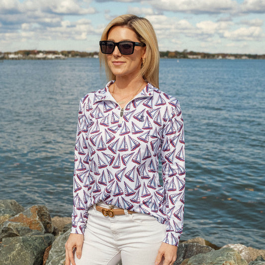 Under Sail Women's Performance Quarter Zip