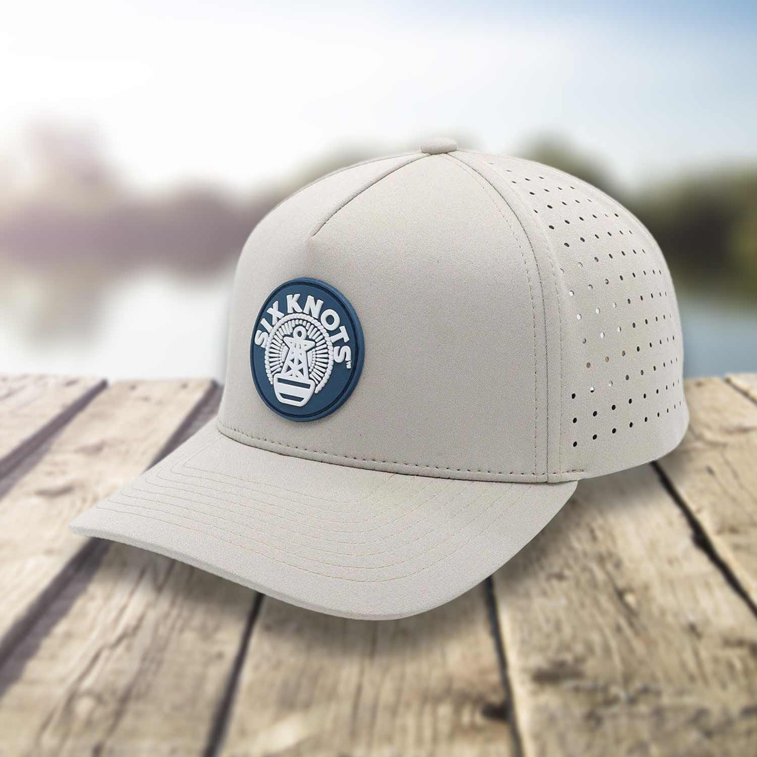 The Angler Snapback Hat | Six Knots - Boating & Fishing Apparel